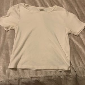 White crop top
